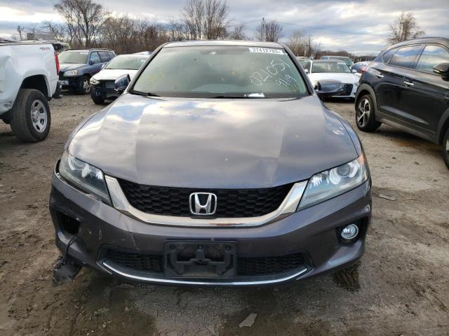 1HGCT1B81DA021051 - 2013 HONDA ACCORD EXL GRAY photo 5