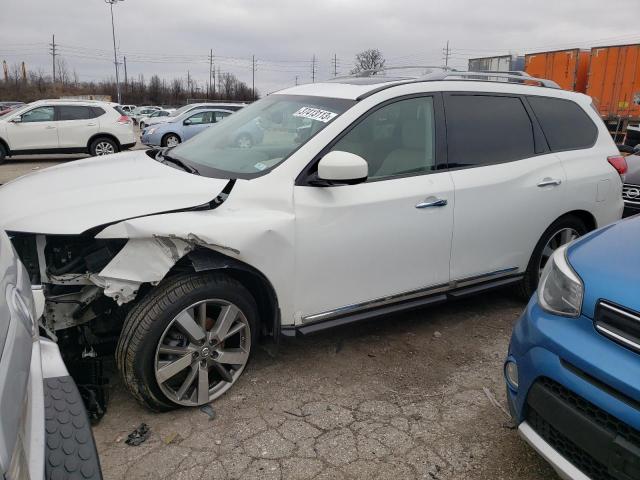 5N1AR2MM8EC688446 - 2014 NISSAN PATHFINDER S WHITE photo 1