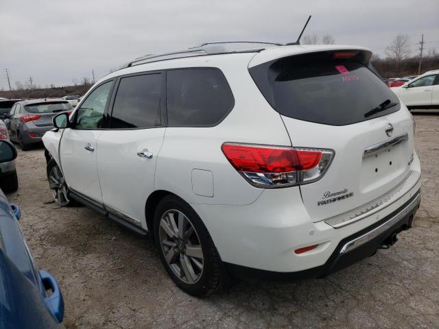 5N1AR2MM8EC688446 - 2014 NISSAN PATHFINDER S WHITE photo 2