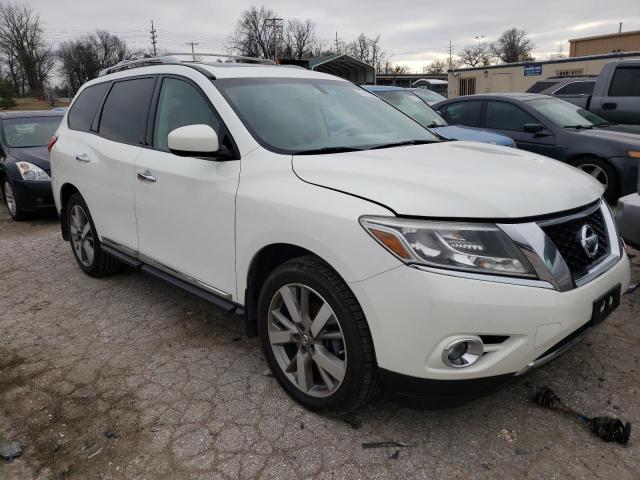 5N1AR2MM8EC688446 - 2014 NISSAN PATHFINDER S WHITE photo 4