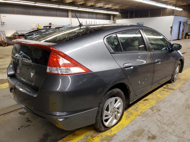 JHMZE2H59AS014763 - 2010 HONDA INSIGHT LX GRAY photo 3