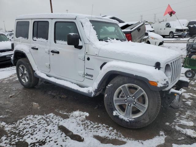 1C4HJXEN8KW615781 - 2019 JEEP WRANGLER U SAHARA WHITE photo 4