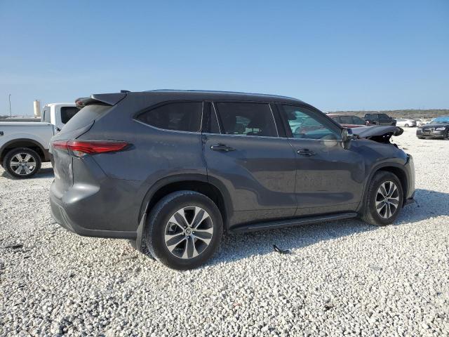 5TDGZRAH5MS523899 - 2021 TOYOTA HIGHLANDER XLE ნაცრისფერი ფოტო 3