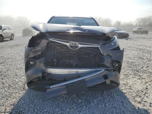 5TDGZRAH5MS523899 - 2021 TOYOTA HIGHLANDER XLE ნაცრისფერი ფოტო 5