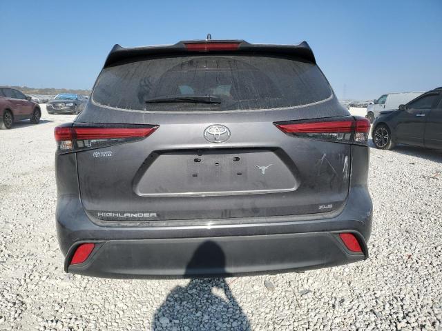 5TDGZRAH5MS523899 - 2021 TOYOTA HIGHLANDER XLE ნაცრისფერი ფოტო 6