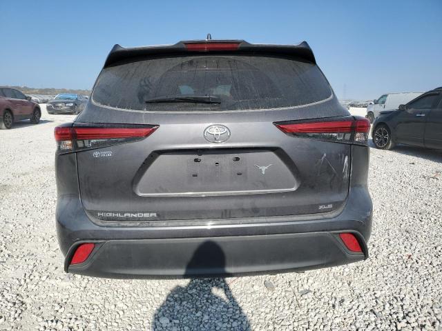 5TDGZRAH5MS523899 - 2021 TOYOTA HIGHLANDER XLE GRAY photo 6