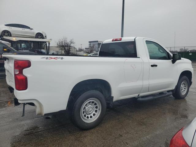 3GCNYAEK4NG214460 - 2022 CHEVROLET SILVERADO K1500 WHITE photo 3