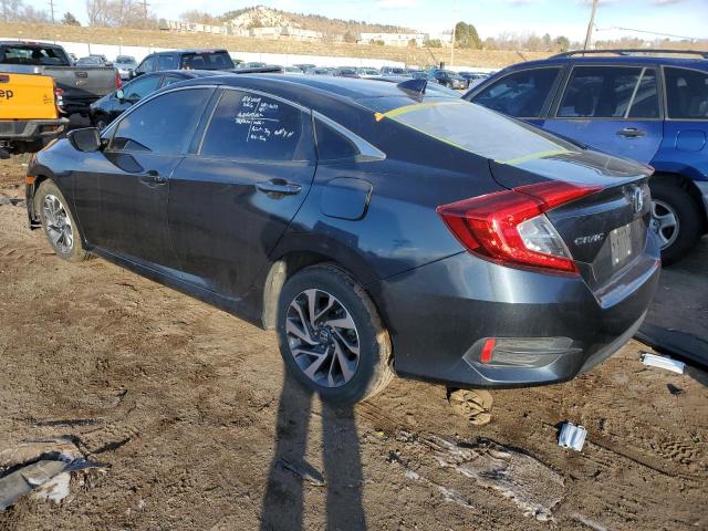 2HGFC2F71HH536448 - 2017 HONDA CIVIC EX GRAY photo 2