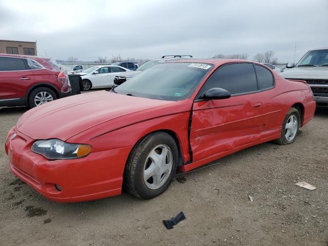 2G1WX12K649243438 - 2004 CHEVROLET MONTE CARL SS RED photo 1