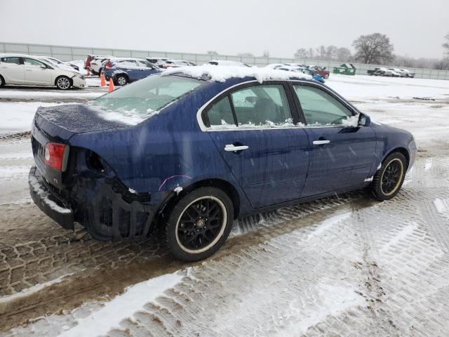 KNAGE123885167361 - 2008 KIA OPTIMA LX BLUE photo 3