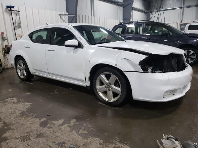 1C3CDZCB7DN739737 - 2013 DODGE AVENGER SXT WHITE photo 4