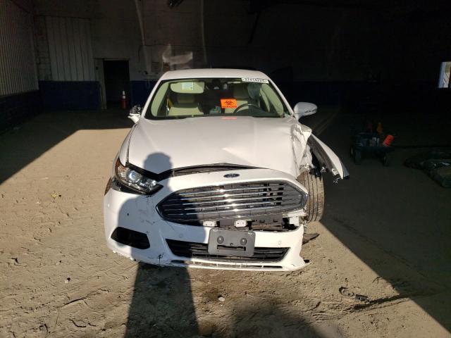 3FA6P0HRXDR319507 - 2013 FORD FUSION SE WHITE photo 5