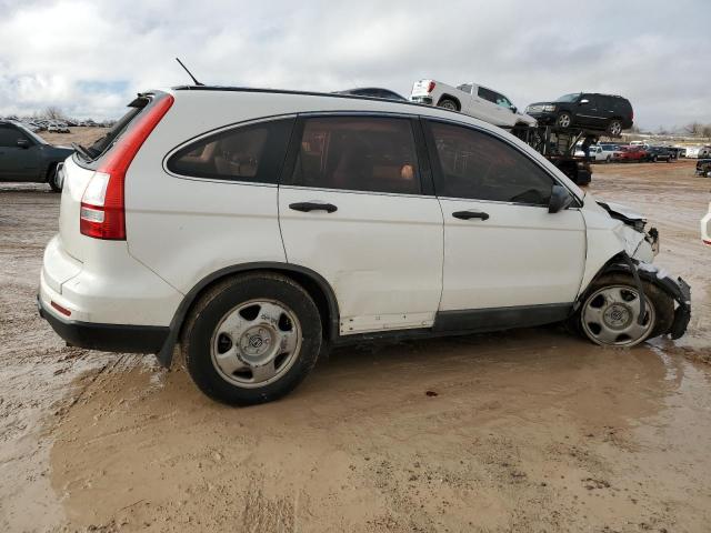 5J6RE3H35AL003611 - 2010 HONDA CR-V LX WHITE photo 3