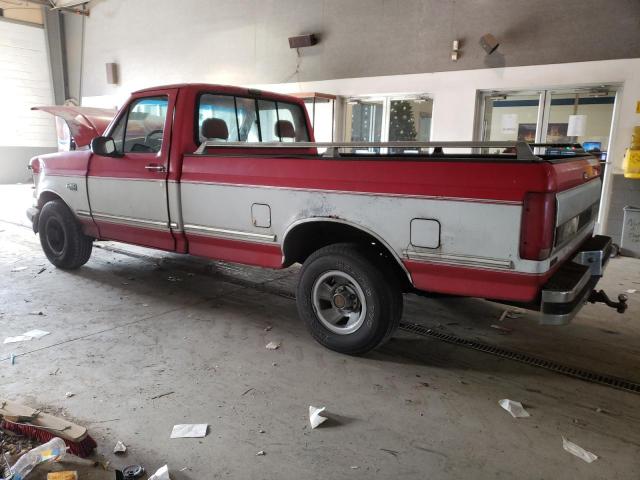 1FTDF15N6NNA81039 - 1992 FORD F150 RED photo 2