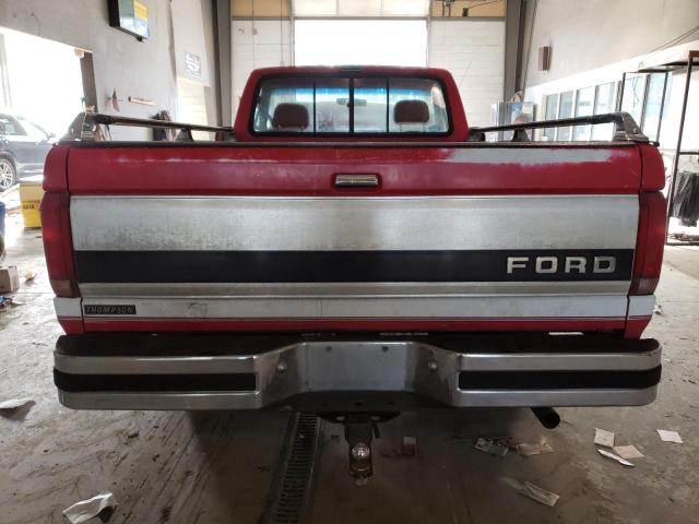 1FTDF15N6NNA81039 - 1992 FORD F150 RED photo 6