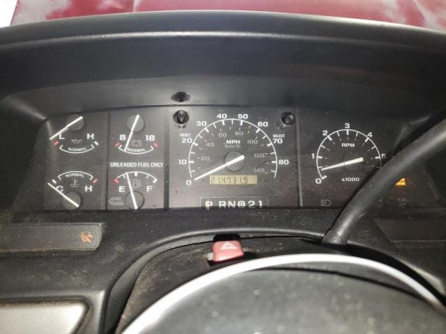 1FTDF15N6NNA81039 - 1992 FORD F150 RED photo 9