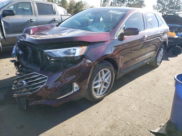 2FMPK4J93MBA13001 - 2021 FORD EDGE SEL BURGUNDY photo 1