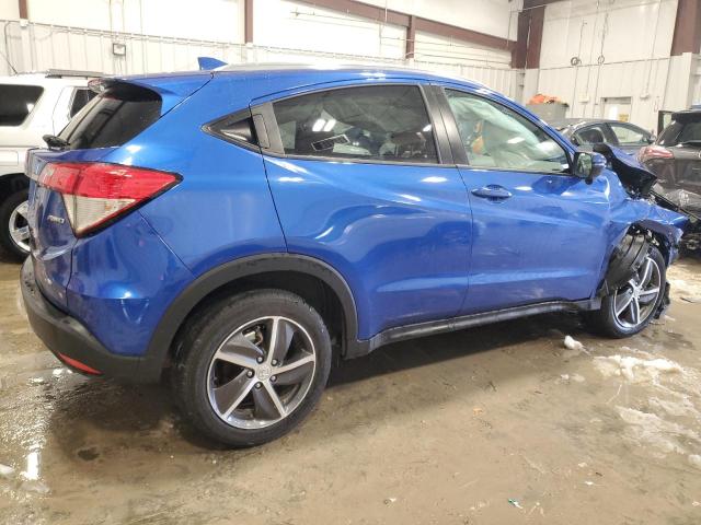 3CZRU6H5XMM753885 - 2021 HONDA HR-V EX BLUE photo 3