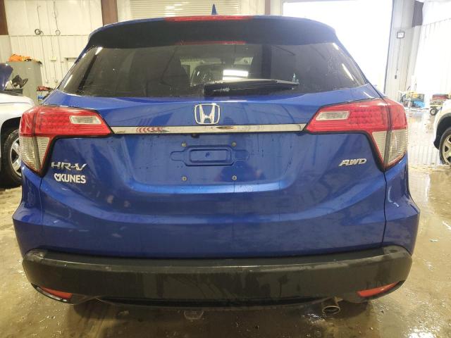 3CZRU6H5XMM753885 - 2021 HONDA HR-V EX BLUE photo 6