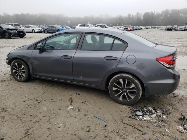 19XFB2F91DE075535 - 2013 HONDA CIVIC EXL GRAY photo 2