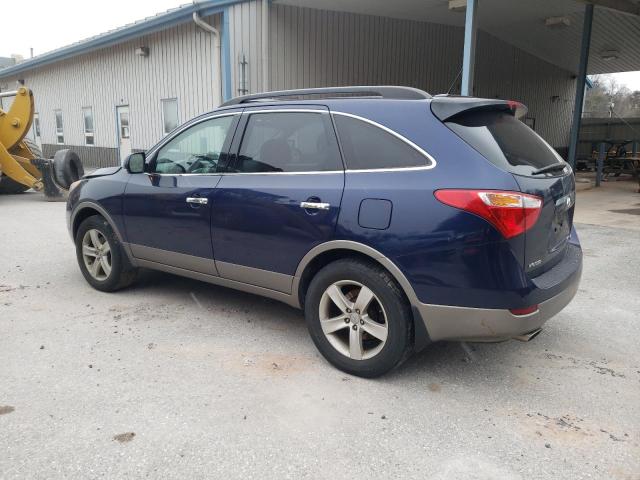 KM8NUDCC1AU127353 - 2010 HYUNDAI VERACRUZ GLS BLUE photo 2