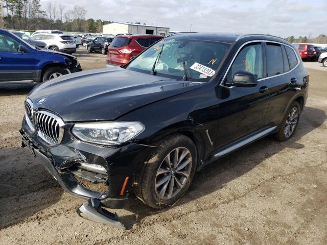 5UXTR9C58JLD71780 - 2018 BMW X3 XDRIVE30I BLACK photo 1