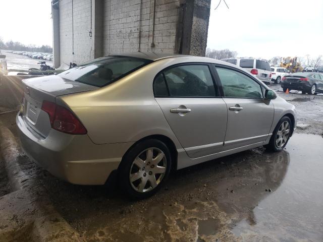 1HGFA16576L077862 - 2006 HONDA CIVIC LX SILVER photo 3