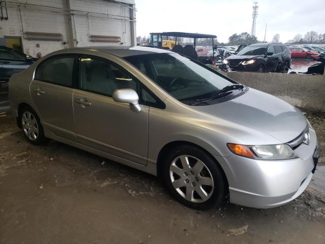 1HGFA16576L077862 - 2006 HONDA CIVIC LX SILVER photo 4