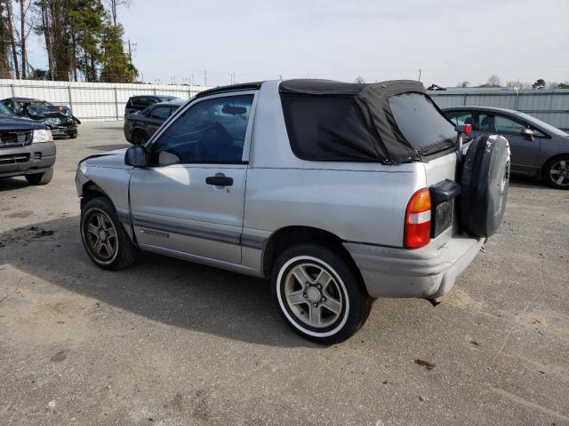 2CNBE18C536905243 - 2003 CHEVROLET TRACKER SILVER photo 2