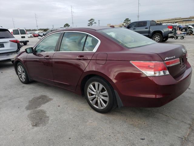 1HGCP2F83CA175618 - 2012 HONDA ACCORD EXL BURGUNDY photo 2