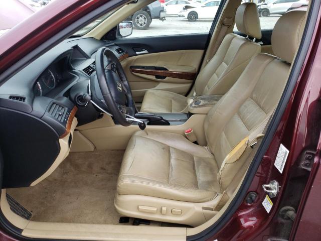 1HGCP2F83CA175618 - 2012 HONDA ACCORD EXL BURGUNDY photo 7