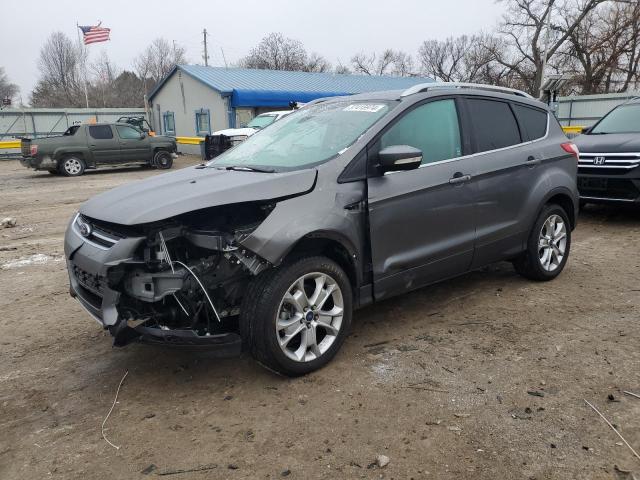 1FMCU0J90EUB00612 - 2014 FORD ESCAPE TITANIUM GRAY photo 1