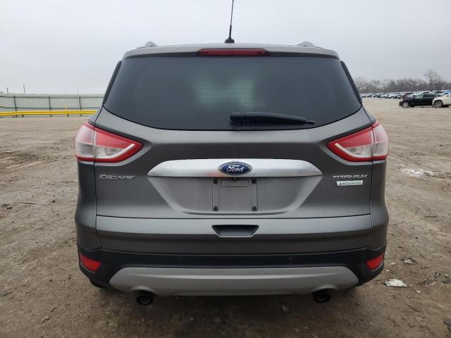 1FMCU0J90EUB00612 - 2014 FORD ESCAPE TITANIUM GRAY photo 6