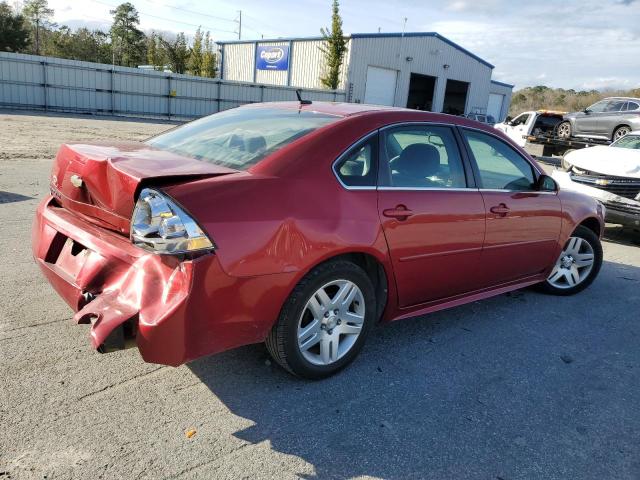 2G1WG5E3XD1104469 - 2013 CHEVROLET IMPALA LT RED photo 3