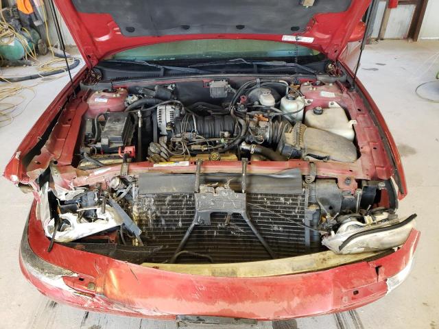 1G4CW52K2X4648655 - 1999 BUICK PARK AVE RED photo 11