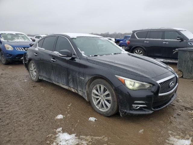 JN1AV7AR0FM850887 - 2015 INFINITI Q50 HYBRID PREMIUM BLACK photo 4