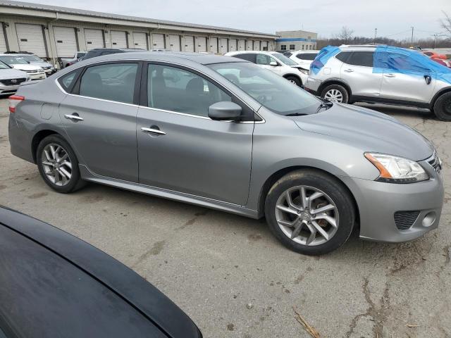 3N1AB7AP6DL734608 - 2013 NISSAN SENTRA S GRAY photo 4