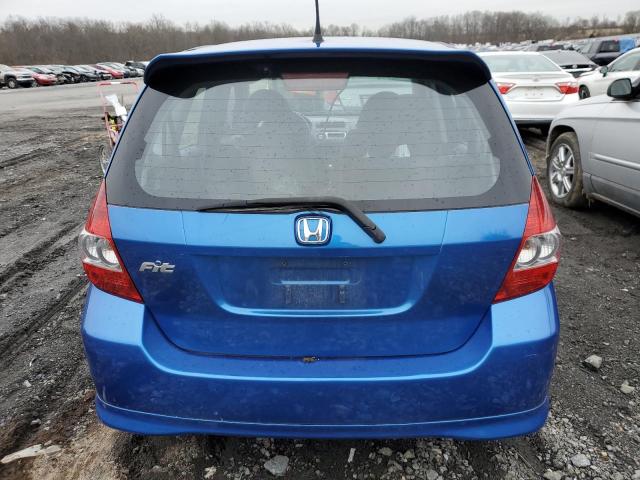 JHMGD38687S028932 - 2007 HONDA FIT S 蓝色 照片 6