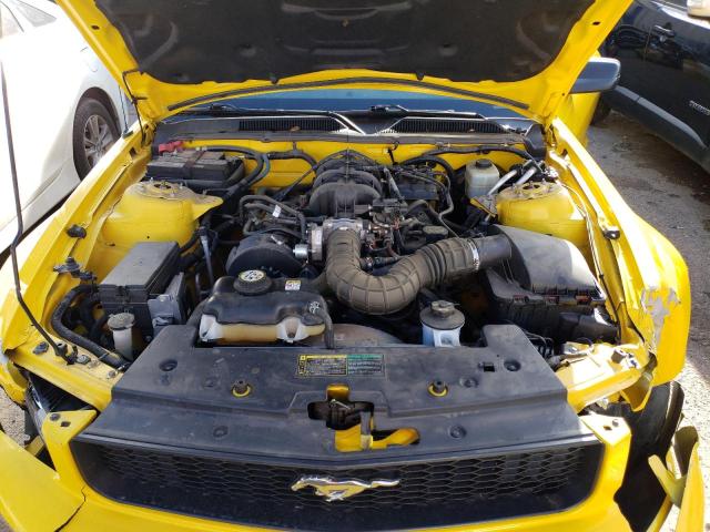 1ZVHT80N755234583 - 2005 FORD MUSTANG YELLOW photo 11