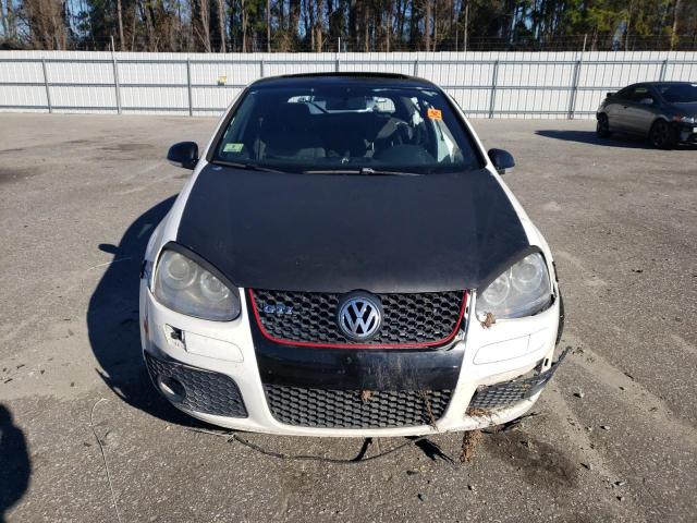 WVWEV71K97W098386 - 2007 VOLKSWAGEN NEW GTI WHITE photo 5