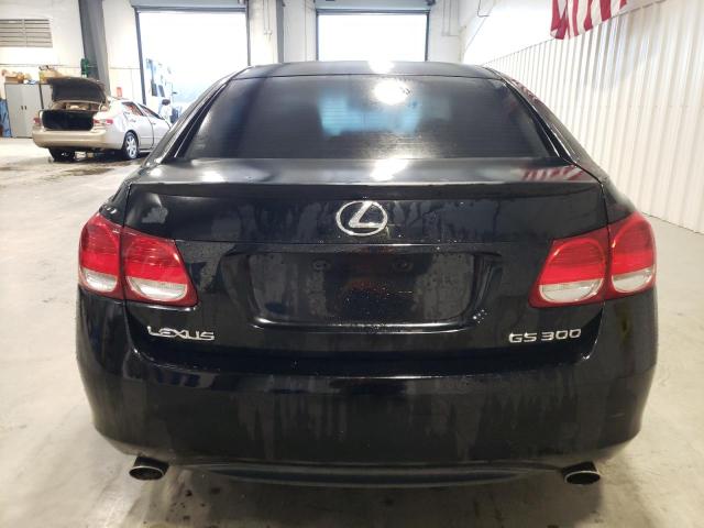 JTHBH96S565025257 - 2006 LEXUS GS 300 BLACK photo 6