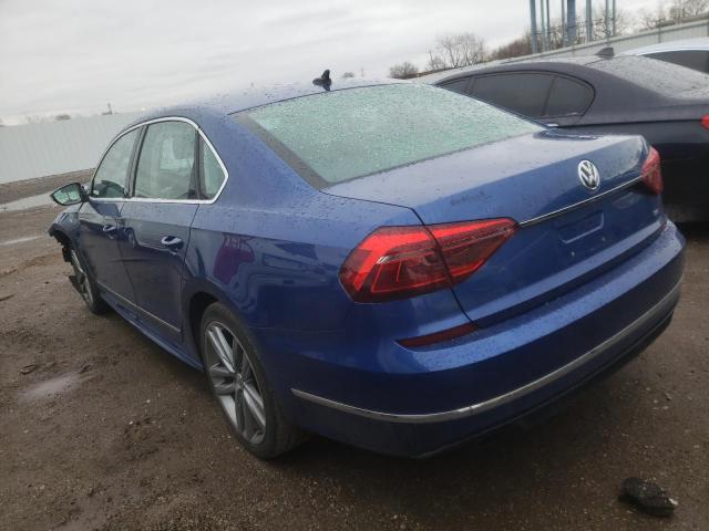1VWDT7A3XHC013050 - 2017 VOLKSWAGEN PASSAT R-LINE Mavi foto 2