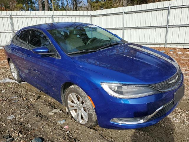 1C3CCCAB6FN507751 - 2015 CHRYSLER 200 S LIMITED BLUE photo 4