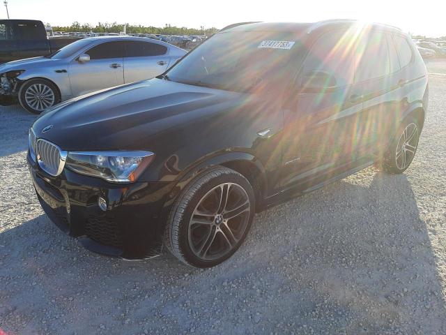 5UXWZ7C52H0V85027 - 2017 BMW X3 SDRIVE28I BLACK photo 1