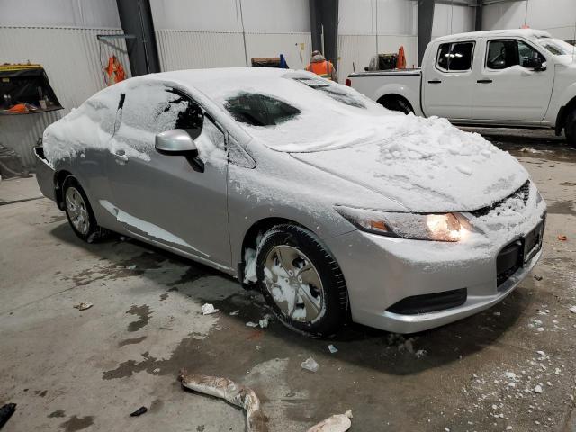 2HGFG3B59DH521902 - 2013 HONDA CIVIC LX SILVER photo 4