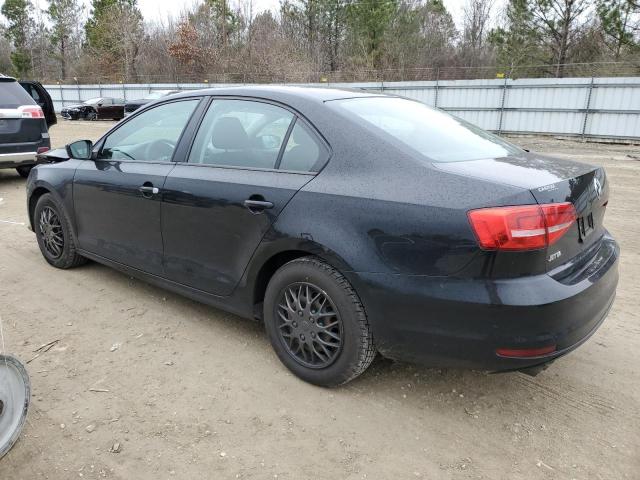 3VW2K7AJ0FM300031 - 2015 VOLKSWAGEN JETTA BASE BLACK photo 2