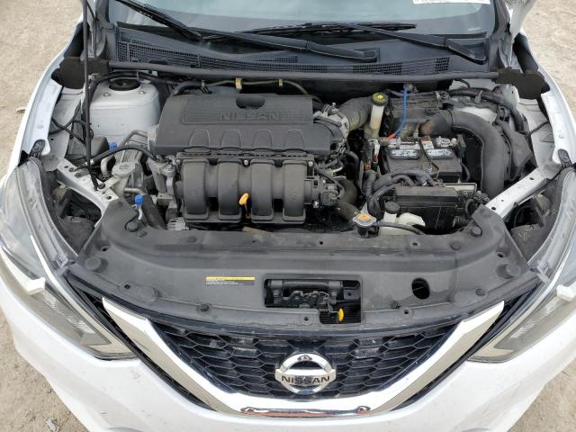 3N1AB7AP0KY213349 - 2019 NISSAN SENTRA S WHITE photo 11