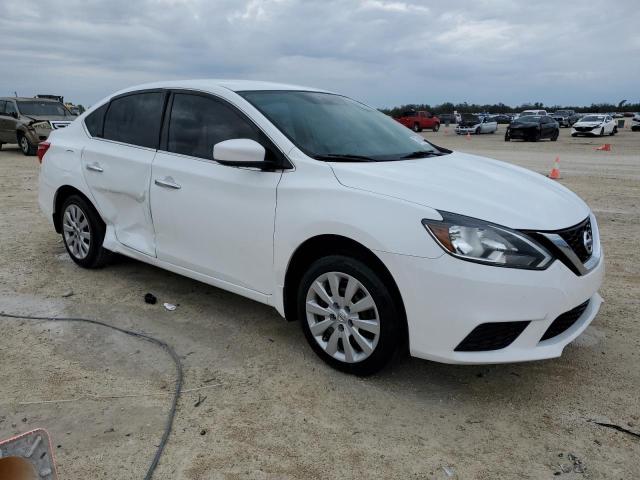 3N1AB7AP0KY213349 - 2019 NISSAN SENTRA S WHITE photo 4