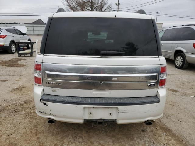 2FMGK5D81DBD29375 - 2013 FORD FLEX LIMITED WHITE photo 6