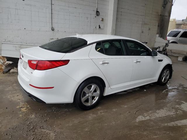 5XXGM4A7XFG365993 - 2015 KIA OPTIMA LX WHITE photo 3